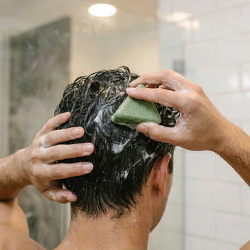Glide the bar on your scalp
